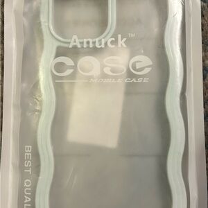 Light Blue Wave Edge IPhone 12 case